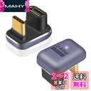 Poyiccot U字型USB C アダプタ、240W USB C U字型アダプタ、40Gbps USB Type C 変換 アダプタU字 U型 180度 タイ...