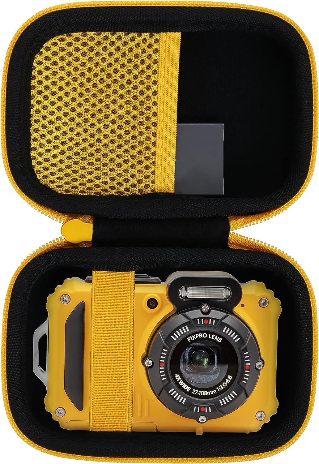 楽天MAHY【Aenllosi 専用収納ケース】互換品 Kodak PIXPRO WPZ2 コダック コンパクトデジタルカメラ イエロー（ケースのみ）
