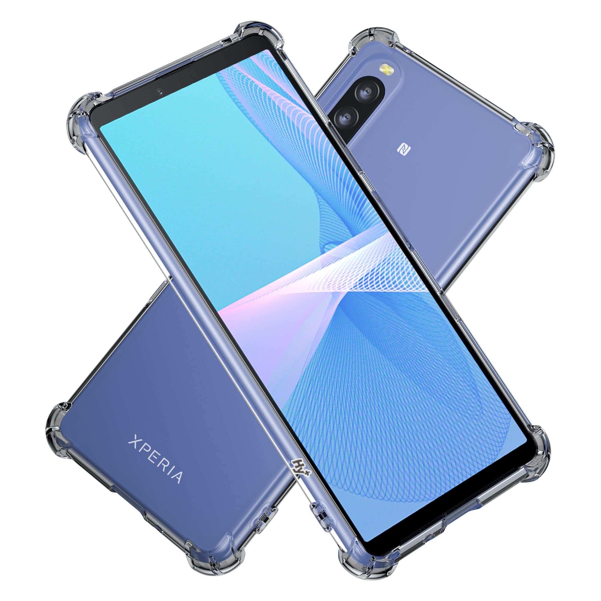 Hy+ Xperia10 III 耐衝撃 ケース SO-52B SOG04 Xperia10 III Lite カバー ストラップホール 米軍MIL規格 クリア 衝撃吸収ポケット内蔵 TPU ケース エクスペリア 10III