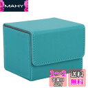 Venssu デッキケース トレカケース ストレージボックス 横入れ マグネット PU レザー 120枚「 遊戯王 ポケモン デュエマ 各種 カードゲーム に使...