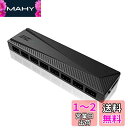 EZDIY-FAB ARGB PWMファンハブ 、8 PWMポート+8 ARGBポート、12V RGB / 5V ARGBマザーボード同期、PWM機能ファンアダプター、2つの照明システム、Sata電源入力、PCケースファン用(2)