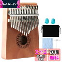カリンバ 初心者セット 17キー Kalimba チューニングハンマー 日本語楽譜付き 親指ピアノ 子供、ティーンエイジャー、初心者、専門家に最適 パーカッショ...