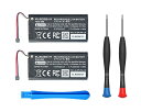 【送料無料】2個交換用HAC-006バッテリーパック、Switch Joy-Conコントローラー用、ニンテンドースイッチHAC-015、HAC-016左右ジョイコン用充電式内蔵リチウムイオンバッテリー DIY修理ツールキット付き