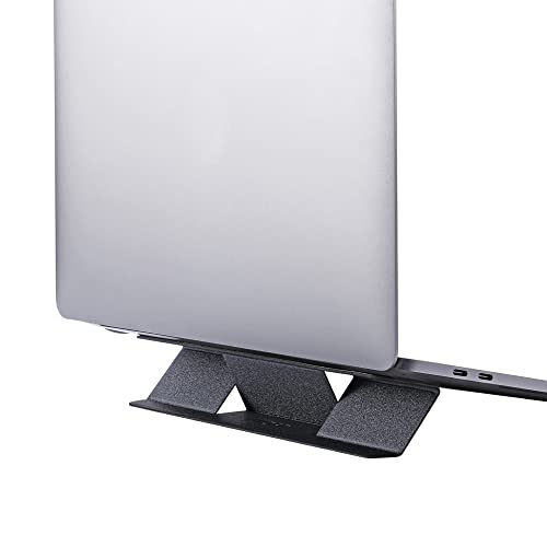 MOFT【公式直営店】パソコン スタンド 10° ミニ 粘着タイプ PCスタンド 軽量 MacBook/Air/Pro/iPad 対応 15.6インチまで対応 持ち運び便利 コンパクト 繰り返し利用可能 折りたたみ式