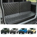 Temiry ラゲッジマット 新型ジムニー用 JB64W JB74W 専用 ラゲッジマット 撥水 荷台マット 汚れに強い 後部座席 滑り止め 厚手PU 耐久性 取付簡単 ジムニー用 ブラック (ジムニー専用(PU製))(4)