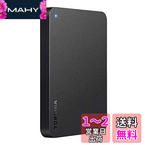東芝(TOSHIBA) Canvio 2TB USB3.2(Gen1)対応 ポータブルHDD PC/TV対応 バッファローサポート 国内メーカー 故障予測 外付け Mac ブラック HD-TPA2U3-B/N