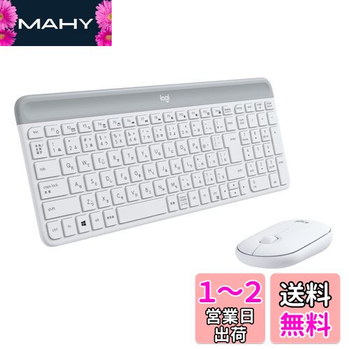 Logicool() Ų 磻쥹ޥ ܡ å MK470OW եۥ磻  USB³  磻쥹 ޥ 磻쥹ܡ  ƥ󥭡 ̵ Windows Chrome Surface MK470 