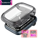 Spigen Apple Watch ケース 41mm 【 Series 9 / 8 / 7 対応 】 落下 衝撃 吸収 TPU ポリカーボネート 透明 クリア 薄型 カバー ウルトラ・ハイブリッド ACS04614 (スペース・クリスタル)(2)