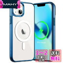 JEDirect iPhone 13 mini マグネット ケース(5.4インチ用) MagSafe ワイヤレス充電対応 衝撃吸収 バンパーカバー 傷つけ防止 ...