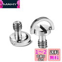 SMALLRIG 1/4インチネジ カメラ固定ネジ 2個セット 1/4インチノブ 1/4