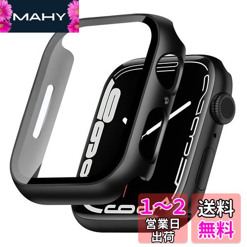 TEMEDO 対応 Apple Watch ケース 49mm 45mm 44mm 41mm 40mm アップルウォッチ カバー PC素材 Apple Watch カバー 全面保護 二重構造 アップルウォッチ ケース ガラスフィルム 一体型 Apple Watch se 第二世代/se/6/5/4 アップルウォッチse 第二世代/se/6/5/4 対応(40mm,
