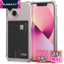 【2in1機能付きスマホ透明ケース】Sinjimoru、iPhone薄型 TPU素材 手帳型スマホカード入れケース 衝撃吸収 黄変防止 脱着簡単 SUICA PASMO 定期券 レトカ 交通パスカードウォレット iPhone 14 Pro Max Plus iPhone 13 iPhone 12シリーズ。Air-Shield with Card Slot iPh
