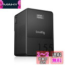 SmallRig VB155 ミニ V マウント バッテリー Vバッテリー 10500mAh(155Wh/14.8V) OLED スクリーン 65W PD USB-C 急速充電 D-TAP & USB-A デュアル DC ポート カメラ COB LEDビデオライト スマートフォン用コンパクト V ロック バッテリー 3581