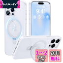 【スタンド機能・Magsafe対応】CASEKOO iPhone 15 Pro Max 用 ケース 米軍MIL規格 耐衝撃 隠しスタンド 指紋防止 マット仕上げ...