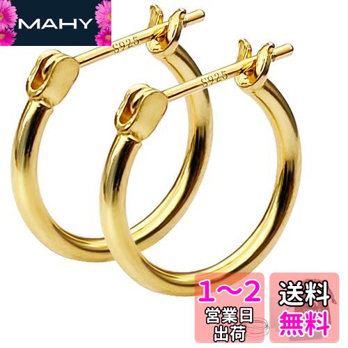 GOKEI フープピアス 14mm ピアス フープ シルバー925 純銀 リングピアス シルバーピアス レディース 両耳 20G リング シンプル 軟骨ピアス メンズ 男女兼用 ジュエリー イヤリング アクセサリー 金属アレルギーフリー ゴールド GOKEI フープピアス 14mm ピアス フープ シルバー925 純銀 リングピアス シルバーピアス レディース 両耳 20G リング シンプル 軟骨ピアス メンズ 男女兼用 ジュエリー イヤリング アクセサリー 金属アレルギーフリー ゴールド