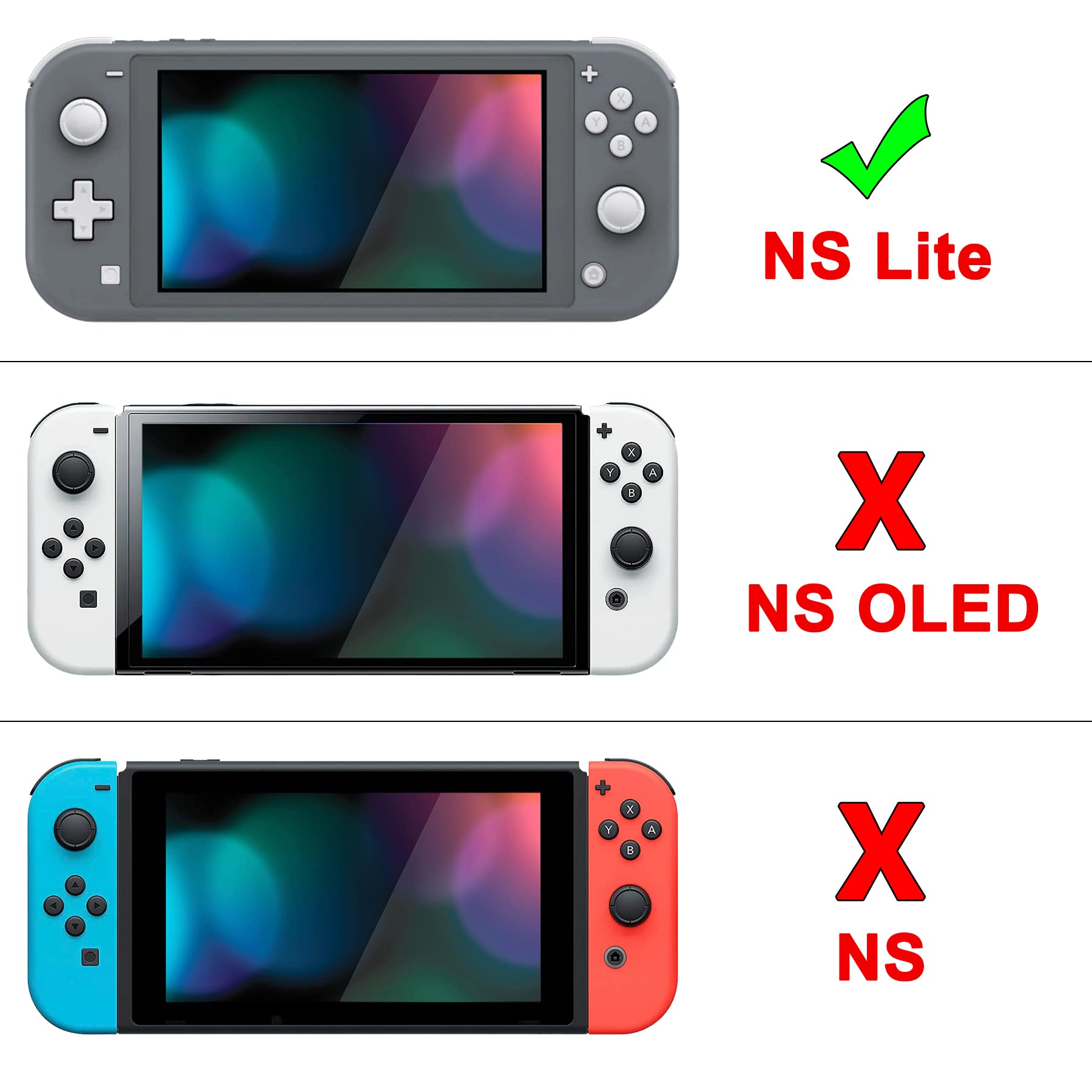 PlayVital ZealProtect Nintendo Switch Liteに対応用保護シェル、Switch Liteに対応用人間工学に基づいたデザインしたハードシェル、ジョイコンのシェル＆グラスフィルム＆サムライカバー＆ボタンキャップは付属しています【グラファイトカーボンファイバー】