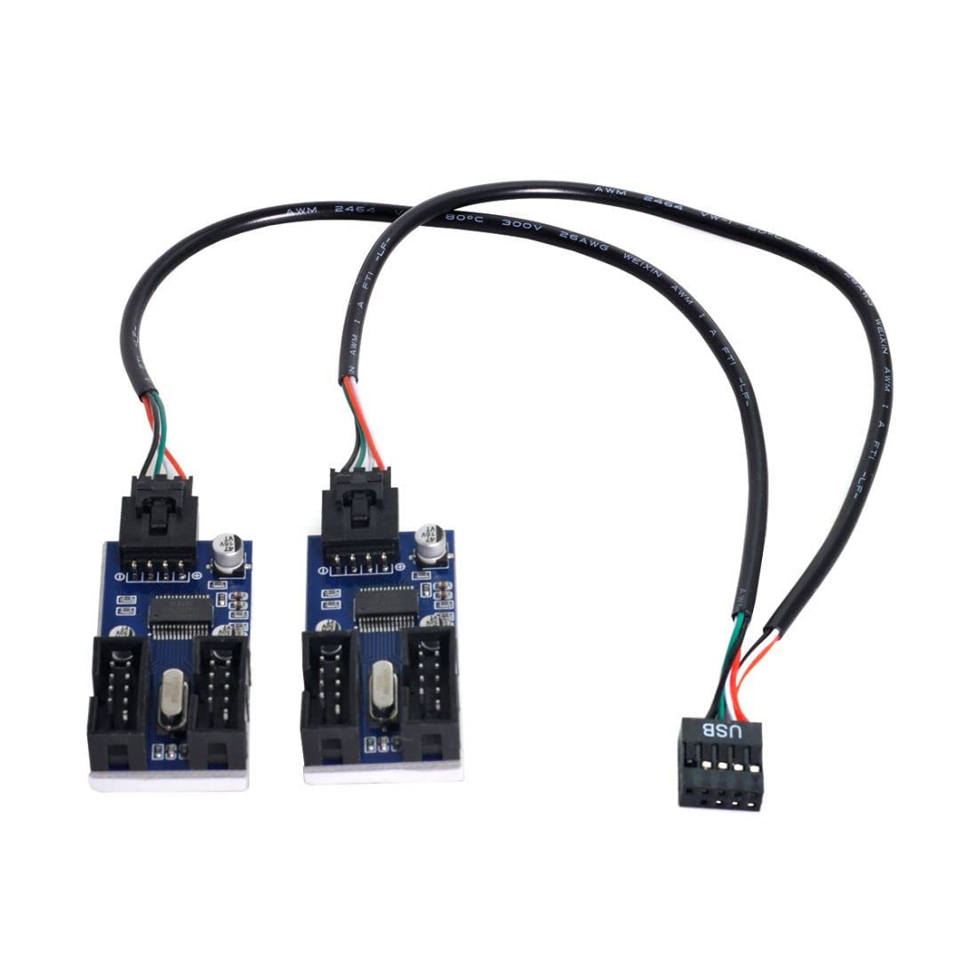 Greatgear 9ԥ USB 2.0 إå 12/4 ᥹Ĺ֥ ϥ֥ͥץݡ ޥꥨ 30cm ֥...