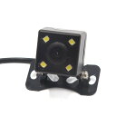 Myoffice 汎用バックカメラ CCDセンサー搭載 4 LED付け IP67防水 広角視野 角度調整可 夜でも見える 暗視機能 ガイドライン有り 超軽量 極小サイズ 車載カメラ(2)