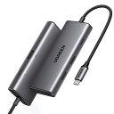UGREEN Revodok Pro 107 USB Cハブ 7-IN-1 USB ハブ 10Gbps超高速データ転送 2*USB-A 3.2+1*USB-C 3.2(10Gbps) ポート拡張 Type-C Power Delivery 100W 急速充電 4K@30Hz HDMI出力 SD/TFカードリーダー付き MAC OS;linux;IOS;Androidシステム対応 など適応