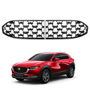 Cartist マツダ 新型 CX-30 DM系 フロントグリル ガーニッシュ CX30 2019年~ 車種専用設計 日本仕様 フロントグリルカバー アクセサリー メッキ加工済み ABS製 簡単取付 耐汚れ 耐摩擦 外装パーツ メーカー直営 2PCSセット (マツダ CX-30 DM系 2WD)