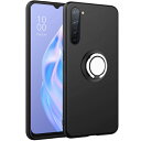 【送料無料】OPPO Reno3 A ケース シリコン リング付き 耐衝撃 Reno3A カバー 専用 TPU 指紋防止 黄変防止 薄型 ケース 車載ホルダー対...