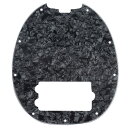 【送料無料】Musiclily 9穴 Musicman Stingray ベース用 ピックガード 、4プライブラックパール