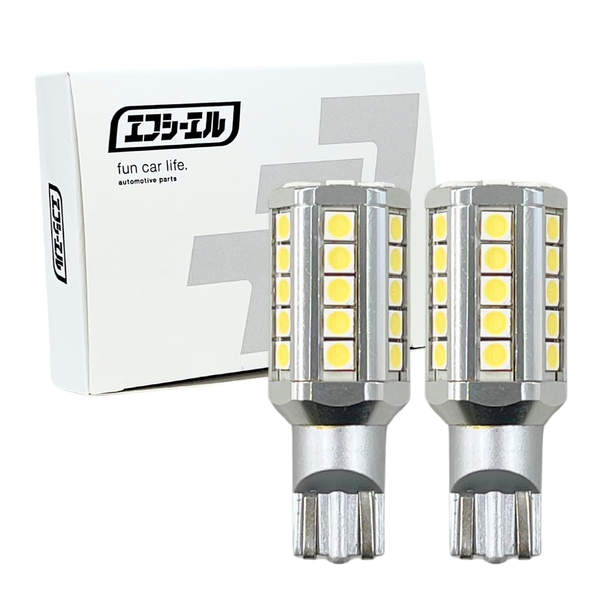 【送料無料】fcl.(エフシーエル) T16 T15 LED バックランプ 白 6500K 車検対応 無極性 長寿命 爆放熱 12V 車専用 2個セット 5400lm ハイエース200系 ライズ シビック rav4 エブリィ da17w セレナ c27