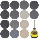 【送料無料】耐水ペーパー サンドペーパー 25mm 180枚セット GOH DODD 金属 鏡面磨き 木工 生地などの研磨用 光沢仕上げ 電動サンダー用 耐水紙...