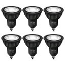 【送料無料】DiCUNO E11口金 LED電球 スポットライト 調光器対応 7W 75W形ハロゲン電球相当 昼白色 5000K 750lm LEDスポットライト 広角 高輝度 AC100V PSE認証済み ブラック 6個入
