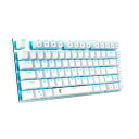 【送料無料】e元素ゲーミングキーボード メカニカル式キーボード USB接続有線 81キーアンチゴーストキー LEDバックライト 防水機能付きゲーマー向け英語配列...