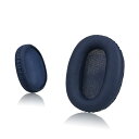 【送料無料】Krone Kalpasmos ソニー WH-CH700N(WHCH710N)/ WH-XB900N / WH-RF400 / MDR-RF895RK 用イヤーパッド 交換パーツヘッドホンイヤークッション ソフトプロテインレザー メモリーフォーム(ブルー)