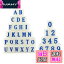 【送料無料】Doyime 数字スタンプセット スタンプ 数字 お名前スタンプ 数字セット 英語 ブロックスタ..