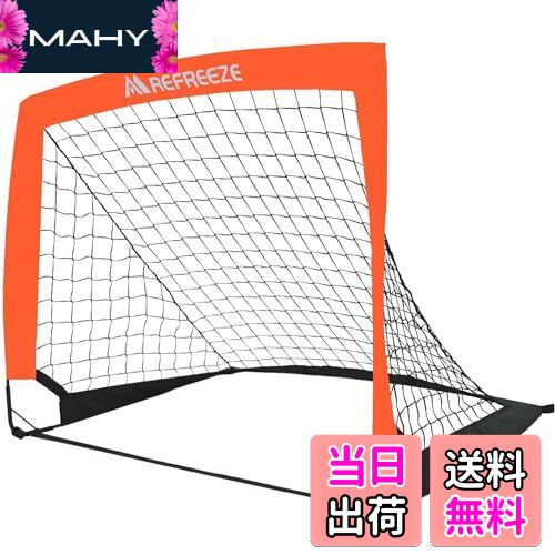 【送料無料】REFREEZE(リフリーズ) 折りたたみ サッカーゴール 収納バッグ付き 室内 屋外兼用 ポータブル