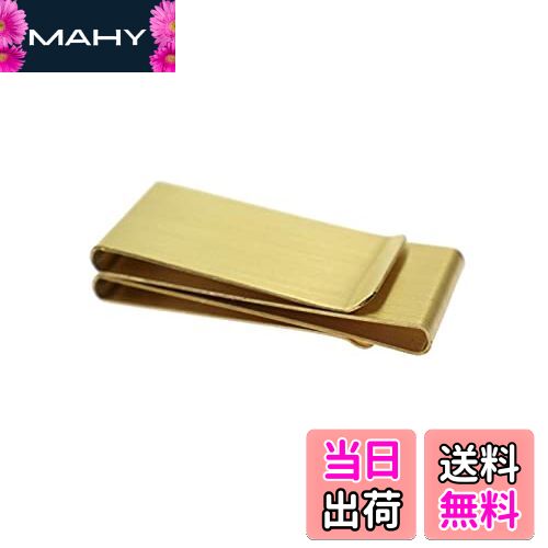 【送料無料】Speed mao シンプル 軽量 使いやすい マネークリップ カードホルダー 3面 GOLD