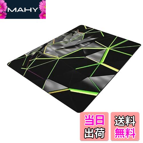 【送料無料】CAWKAY ゲーミングマット 3Dデザイン 光る パソコン周辺 カーペット ソファ用 リビング装 ..