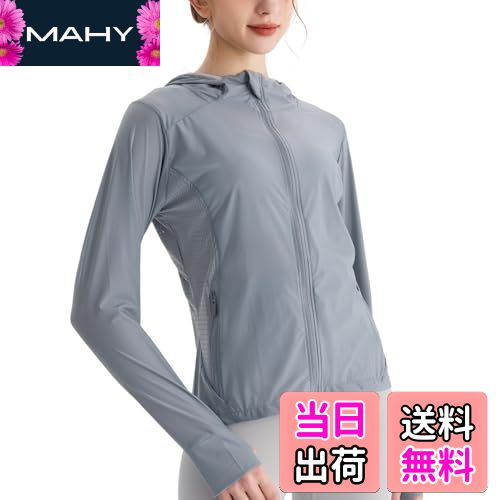 【送料無料】[inotenka] ラッシュガード レディース UPF50+ 接触冷感 パーカー UVカット通気性 薄手 長..