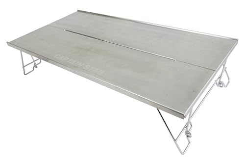 【送料無料】キャプテンスタッグ(CAPTAIN STAG) アウトドアテーブル 焚き火テーブル ステンレス ソロテ..