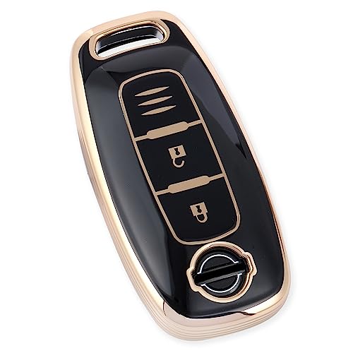 【送料無料】[YANMW] 新型 エクストレイルキーカバーサクラキーケース適合日産アリアスマートキーケース