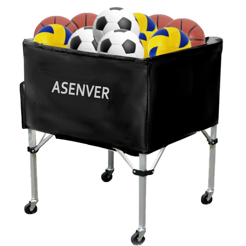 【送料無料】Voodans ボールカゴ ボールカート サッカー バスケ バレーボール 収納カゴ 練習用 折りた..