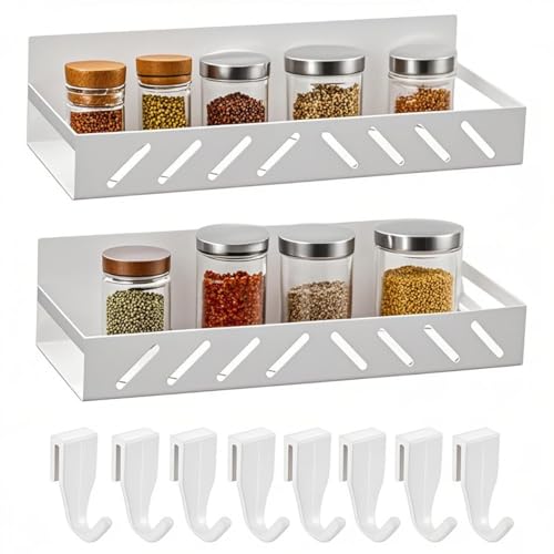 【送料無料】Whonor マグネット スパイスラック 超強力な磁気調味料ラック キッチンラック 耐荷重5KG ..