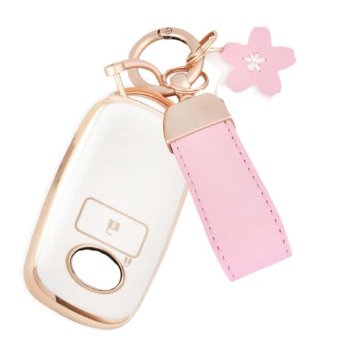 【送料無料】【Nacalikeey】キーケースさくら本革キーケー桜はなキーホルダー花明かり可愛の桜の花キー..