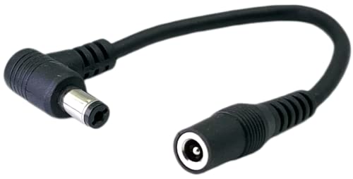 【送料無料】CNCTWO(コネクトツー) 外径/内径mm(メス)-外径/内径mm(オス) こんなサイズ欲しかったシリーズ！ DC形状変換 L字型ケーブル 15cm