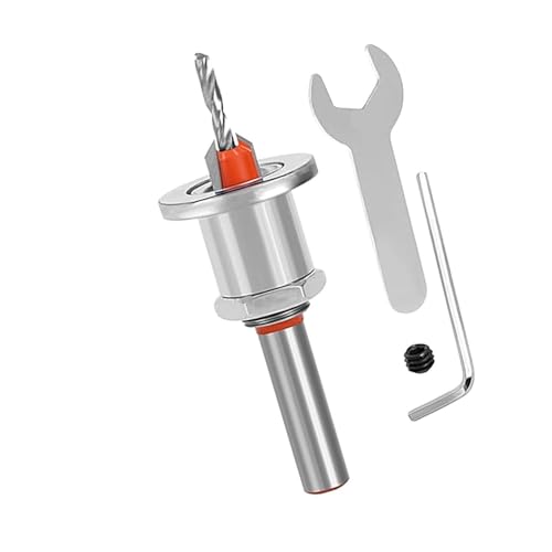 【送料無料】TVETE 限界穴ドリル 皿穴ドリル 調整可能 皿穴加工 ドリル 【ドリルビット3MM】 8*8*3 深..