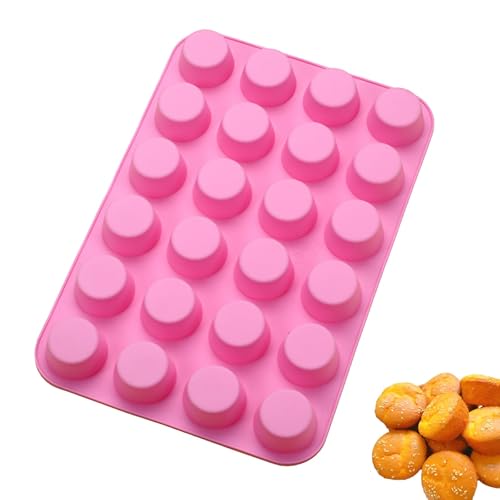 【送料無料】DEVENTORZ 丸型 シリコンモールド シリコンモールド 小さな円形24個 ベーキングシリコン型 チョコ型 シリコン型 シリコンモールド チョコレート型 お菓子型 クッキー型 ケーキ型 製菓道具 ゼリー プディング 焼き型 キッチンツール 手工芸品道具 手作り 石鹸