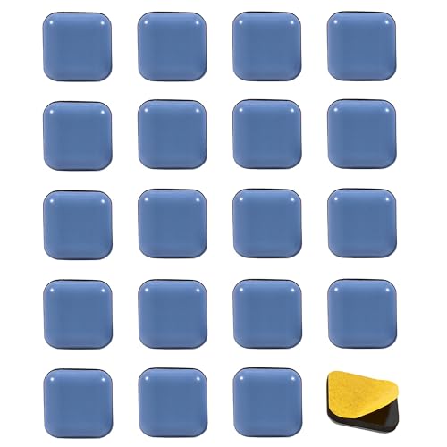 【送料無料】DEVENTORZ 家具スライダー 粘着式 20枚入り 20mm 丸い家具移動パッド ネイル付き 家具 椅..