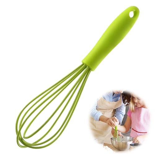 【送料無料】PAVIKE 泡立て器 手動 シリコン製 ホイッパー キッチン用品 製菓用 卵、クリーム、バター..