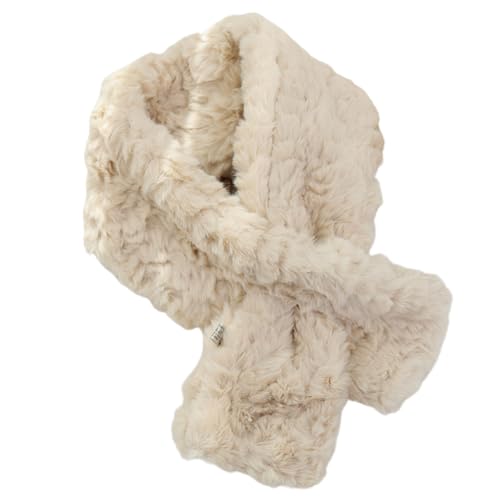 【送料無料】[ALVEIN] ティペット クロスマフラー ネックウォーマー ふわふわ もこもこ マフラー レデ..