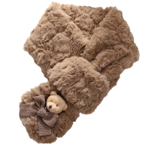 【送料無料】[ALVEIN] ネックウォーマー ティペット クロスマフラー キッズ 女の子 もこもこ ふわふわ ..