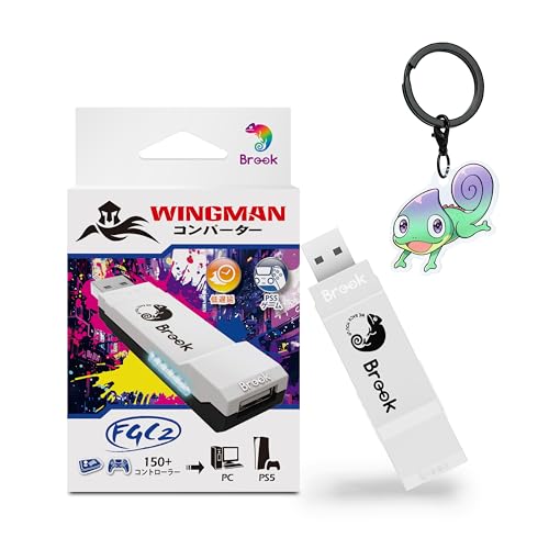 【送料無料】Brook Wingman FGC2 with a Keychainコンバーター - PS5/PC 用 アーケードスティック アダプター | すべて...