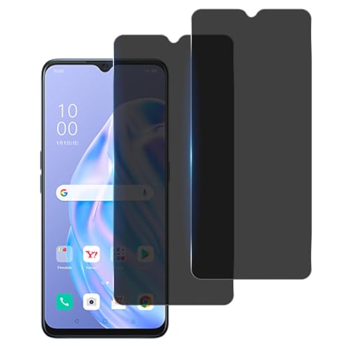 【送料無料】【指紋認証 2枚 覗き見防止】Wekrsu 国産旭硝子素材 強化ガラス 対応 OPPO Reno3 A ガラスフィルム オッポリノ3a カメラフィル...